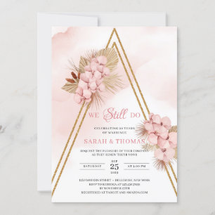 Trendy Gedroogde Palm Blush Roze Orchidee We Doen  Kaart