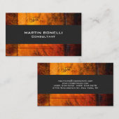 Trendy Geel Abstract Grijs Plain Clean Visitekaartje (Voorkant / Achterkant)