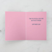 Trendy Geel  Bloemen Mama Vriend Quote Kaart (Binnen)