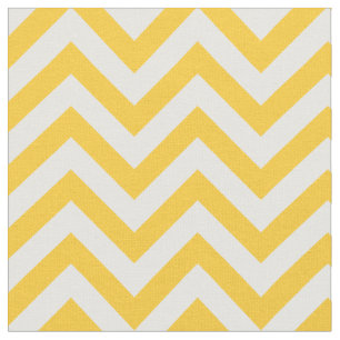Trendy Geel Chevron Patroon Stof