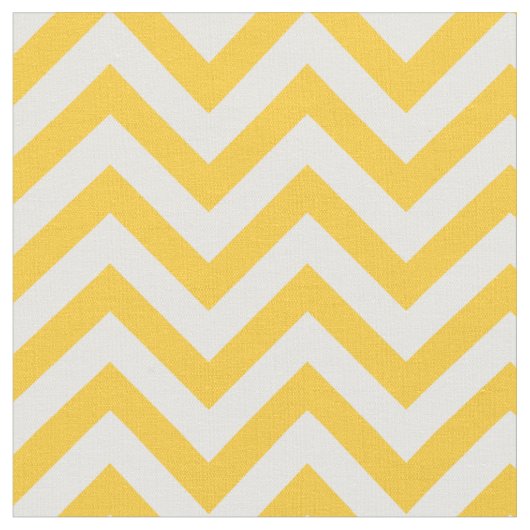 Trendy Geel Chevron Patroon Stof (Close Up)