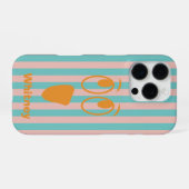Trendy Geest Gestreept iPhone Hoesje (Achterkant horizontaal)