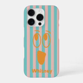 Trendy Geest Gestreept iPhone 16 Pro Hoesje