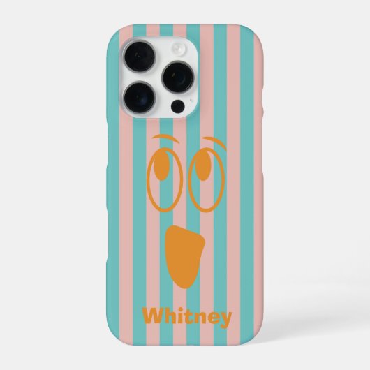 Trendy Geest Gestreept iPhone Hoesje (Achterkant)