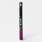 Trendy gekleurde bokeh iPhone Case (Achterkant/links)