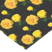 trendy gele bloem lange tafelloper (Hoek)