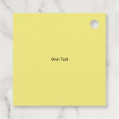 Trendy Gele Thuisgemaakte Limoncello Bedankjes Labels (Achterkant)