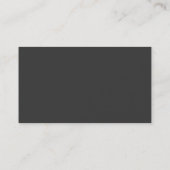 Trendy Gellow Chic Monogram Visitekaartje (Achterkant)
