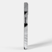Trendy Geloof Zwart Witte Vlinder Gouden Kruis Case-Mate iPhone Case (Achterkant / Rechts)