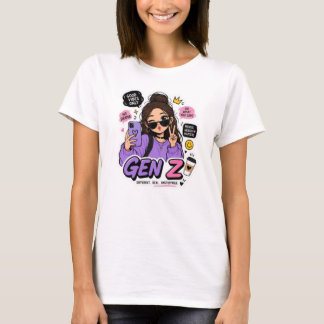 Trendy Gen Z Levensstijl T-shirt