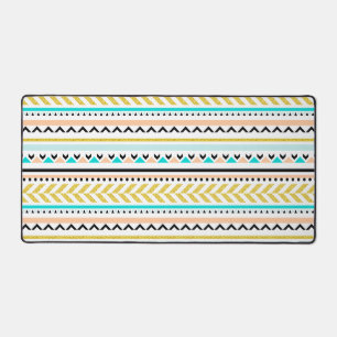 Trendy Geometric Aztec Geïnspireerd patroon Bureaumat