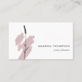 Trendy Geometric Brush Strokes Visitekaartje (Voorkant)