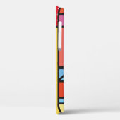 Trendy geometric elements memphis design. Retro Case-Mate iPhone Case (Achterkant / Links)