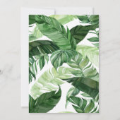 Trendy Geometric Forest Bridesmaids Luncheon Kaart (Achterkant)