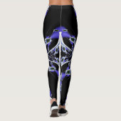 Trendy Geometric Fractal Leggings (Achterkant)