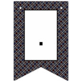 Trendy Geometric Pattern, Modern Birthday Party Vlaggetjes (Eerste vlag)