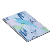 Trendy Geometric Pattern Notitieboek (Rechterzijde)