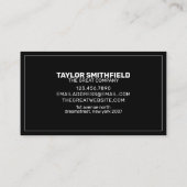 Trendy Geometric Simple Corporate Visitekaartje (Achterkant)