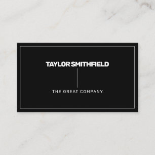 Trendy Geometric Simple Corporate Visitekaartje