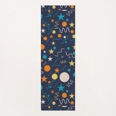 trendy geometrisch yogamat (Voorkant)