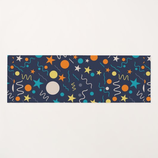 trendy geometrisch yogamat (Voorkant (horizontaal))