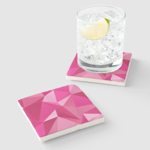 Trendy geometrische Halftone Print Stone Onderzett Stenen Onderzetter