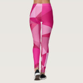 Trendy geometrische halftoonafdruk leggings (Achterkant)