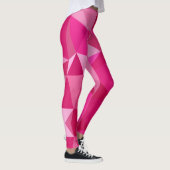 Trendy geometrische halftoonafdruk leggings (Rechts)