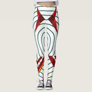 Trendy geometrische outfit leggings