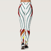 Trendy geometrische outfit leggings (Achterkant)