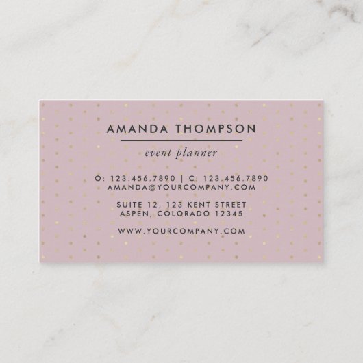 Trendy geometrische penseelstreken Collage Busines Visitekaartje (Achterkant)