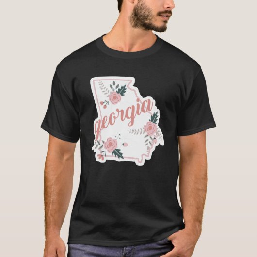 Trendy GEORGIA Dreaming Proud State T-shirt (Voorkant)