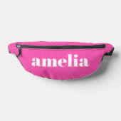 Trendy gepersonaliseerd Hot Pink Heuptasje (Liggend)
