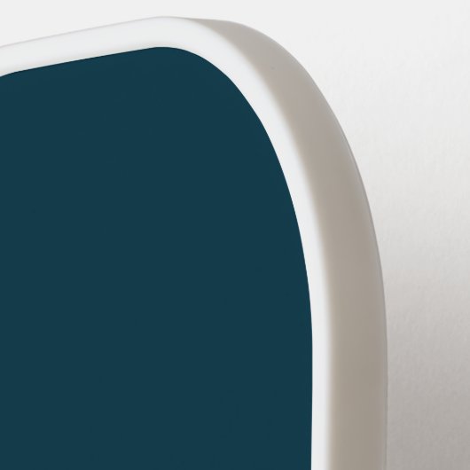 Trendy gepersonaliseerd jeugdig blauw geel ontwerp pickleball paddle (Links Detail)