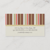 Trendy Gepersonaliseerd mammie die de kaartenstave Contactkaartje (Achterkant)