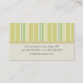 Trendy Gepersonaliseerd mammie die de kaartenstave Contactkaartje (Achterkant)