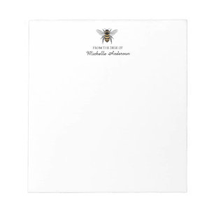 Trendy Gepersonaliseerd Van Mijn Buro Af Honey Bee Notitieblok