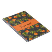 Trendy Gepersonaliseerde Ananas Notitieboek (Rechterzijde)