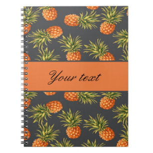 Trendy Gepersonaliseerde Ananas Notitieboek