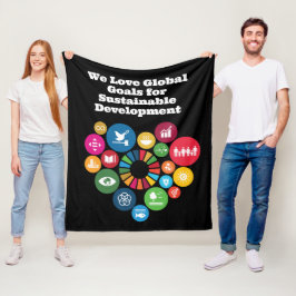 Trendy gepersonaliseerde cadeaus fleece deken