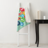 Trendy gepersonaliseerde cadeaus sherpa deken (In situ)