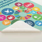 Trendy gepersonaliseerde cadeaus sherpa deken (3/4)