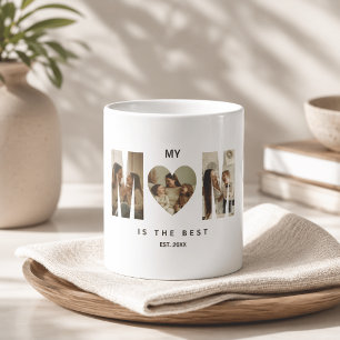 Trendy Gepersonaliseerde Foto MOM Hart Mok