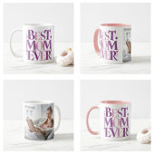 Trendy gepersonaliseerde mam foto beste mam ooit koffiemok