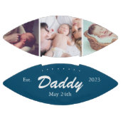 Trendy gepersonaliseerde nieuwe papa vader american football (Panelen)