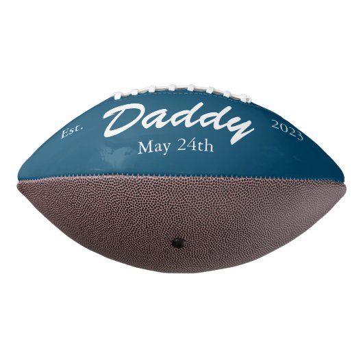 Trendy gepersonaliseerde nieuwe papa vader american football (Gedraaid 270)