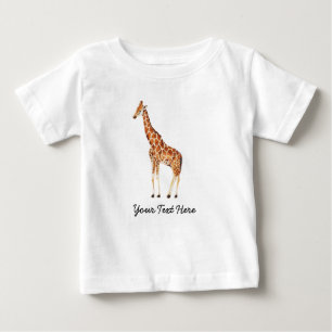 Trendy gepersonaliseerde safari dier cute Giraffe