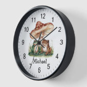 Trendy gepersonaliseerde Schattigee Happy Frog en  (Hoek)