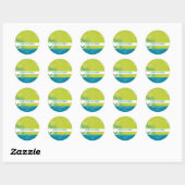 TRENDY GEPERSONALISEERDE STICKER :: Funky Flower 1 (Vel)