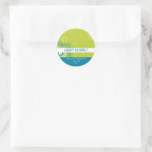 TRENDY GEPERSONALISEERDE STICKER :: Funky Flower 1 (Tas)